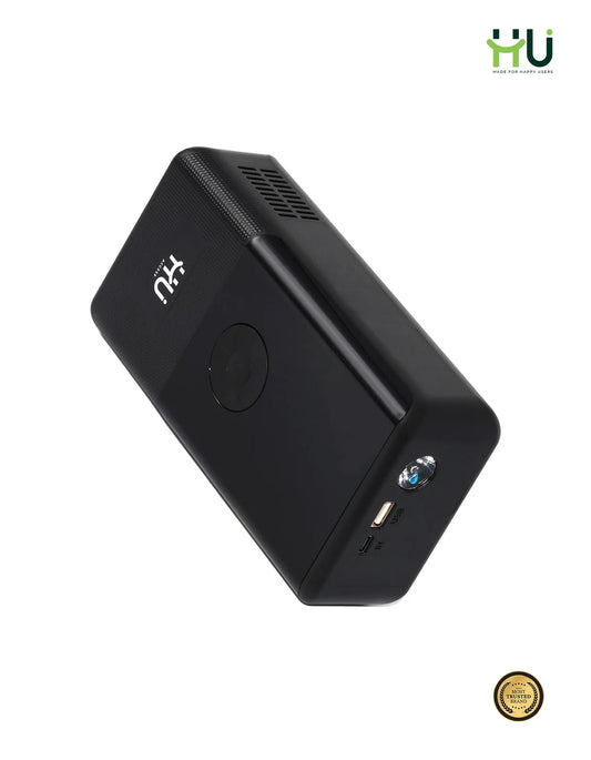HU 15000mAh Jump Starter with Air Pump — Car Emergency Kit