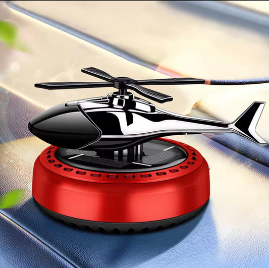 Solar Powered Helicopter Car Air Freshener