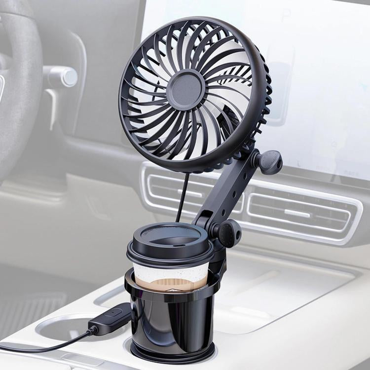 Cup Holder Air Cooler Fan 2 in 1 Car Cup Holder
Multifunctional Adjustable Fan