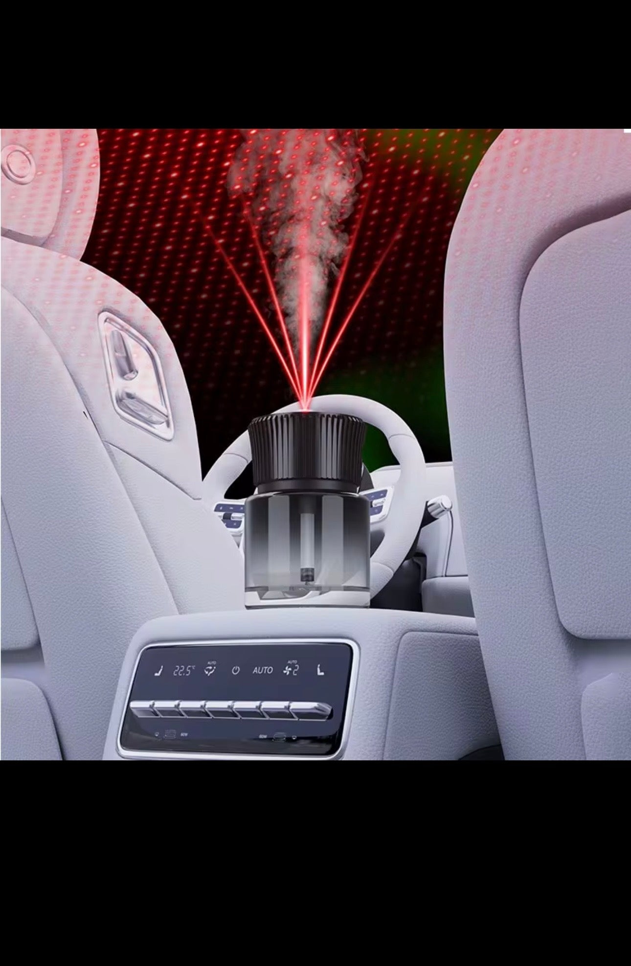 DriveAura™ Glass Car Humidifier & Aroma Diffuser