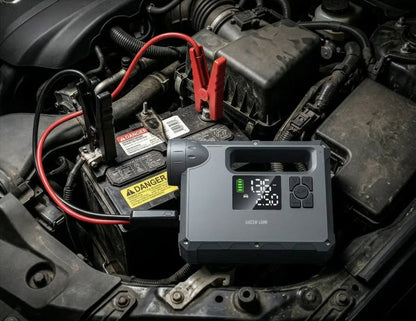 Green Lion Jx-84 12v Jump Starter
- 4l Gasoline, 3l Diesel Engines,
16000mah - Grey