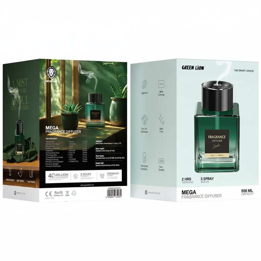 Green Lion Mega Fragrance Diffuser - 500ml