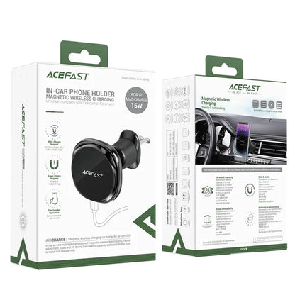 Acefast D31 magnetic wireless charging car holder for air vent