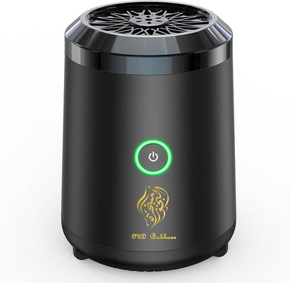 Oud Bukhoor Electronic Car Incense Burner USB Rechargeable Type C Incense Holder Black