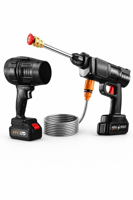 Air Blower & High Pressure Washer Gun Bundle