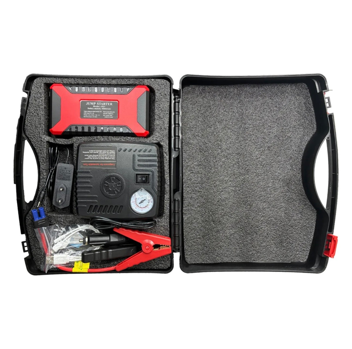 High Power Multi Function Car
Jump Starter with Air Compressor