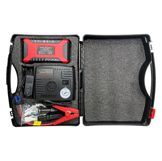 High Power Multi Function Car
Jump Starter with Air Compressor