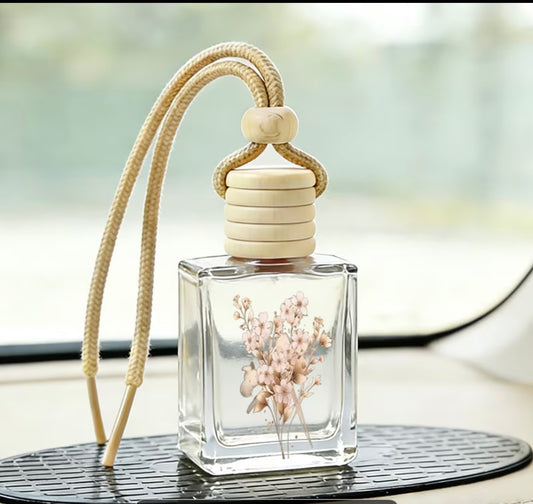 (2pcs) Mini Car Perfume Bottle – Hanging Air Freshener (15ml)