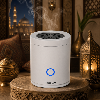 Green Lion GBR-95 Dune Air Electric Bukhoor Burner -
Rechargeable Incense Burner with
USB-C Charging