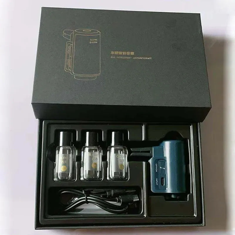 Smart Car Air Freshener - Automatic Aroma Diffuser with Essential Oils