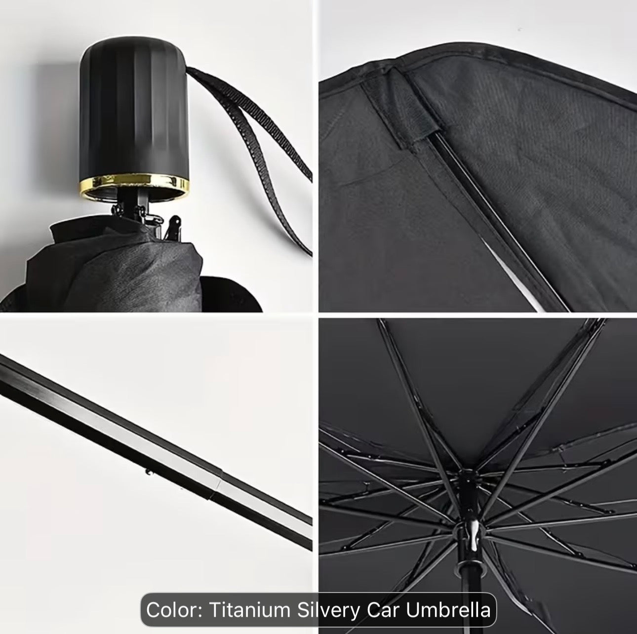 DriveAura™ Foldable Car Sunshade Umbrella