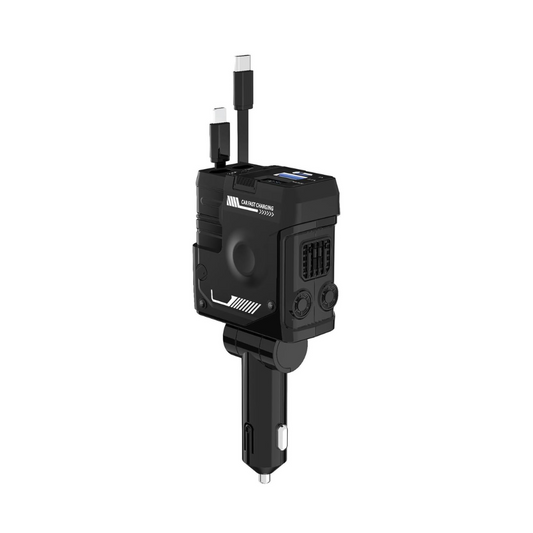 4 in 1 66W Retractable Car Charger