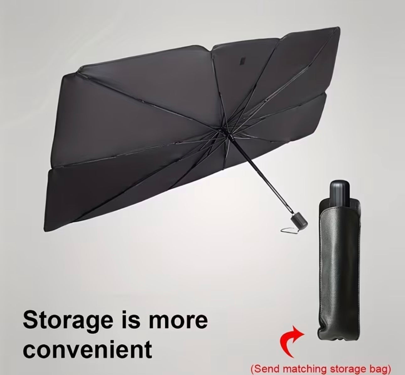 DriveAura™ Foldable Car Sunshade Umbrella