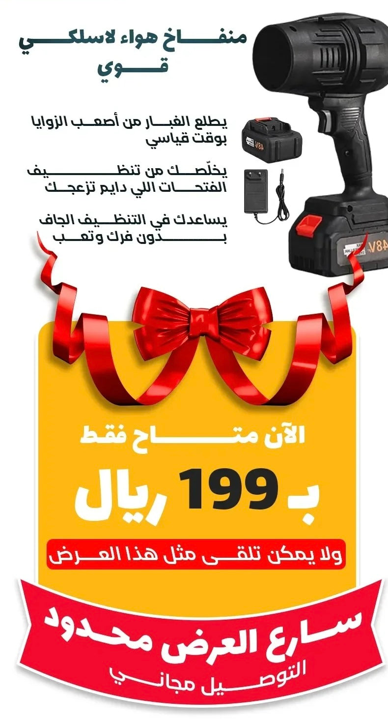 Air Blower & High Pressure Washer Gun Bundle