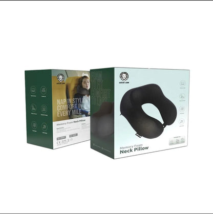 Green Lion Neck Pillow Memory
Foam - Black