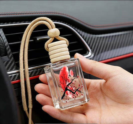 (2pcs) Mini Car Perfume Bottle – Hanging Air Freshener (15ml)