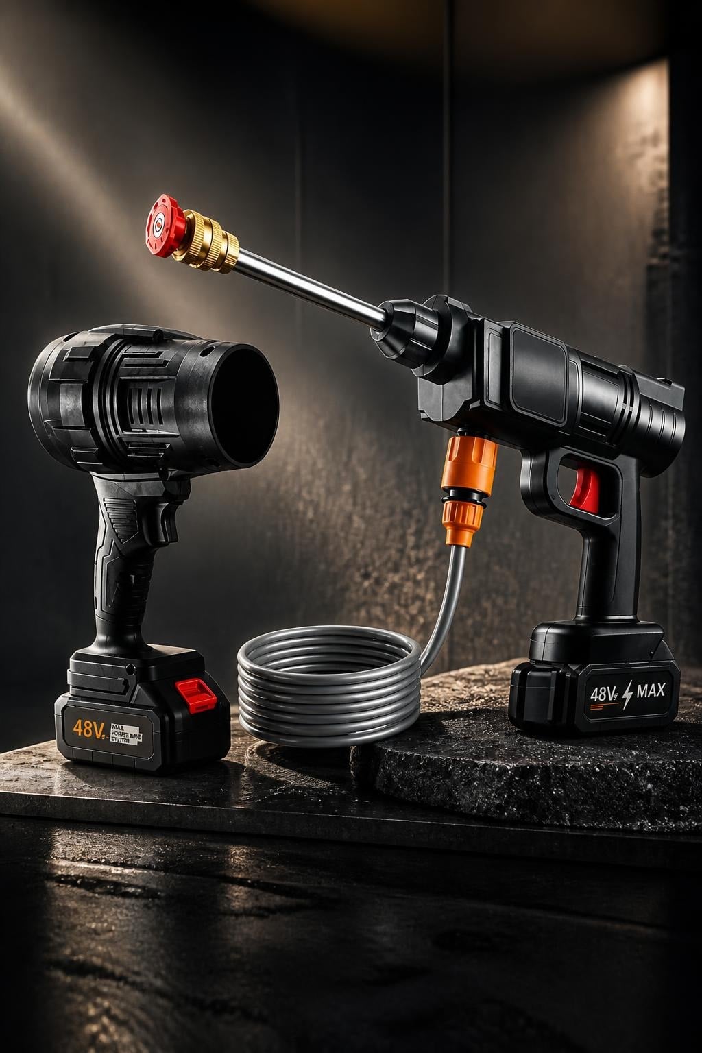 Air Blower & High Pressure Washer Gun Bundle