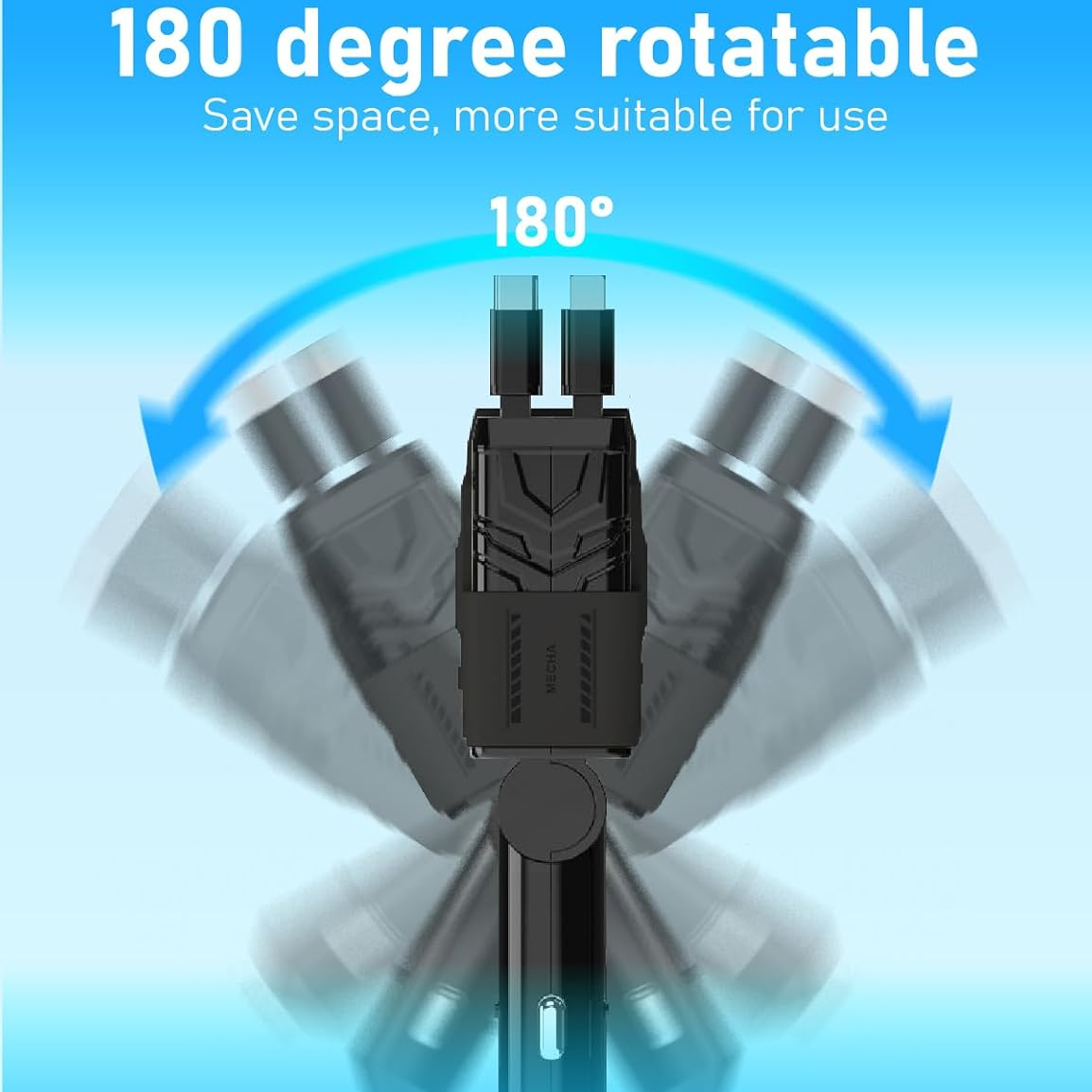 4 in 1 66W Retractable Car Charger