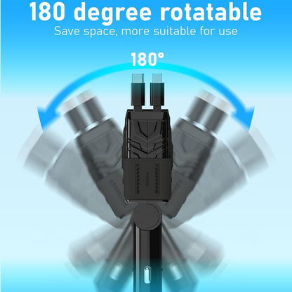 4 in 1 66W Retractable Car Charger