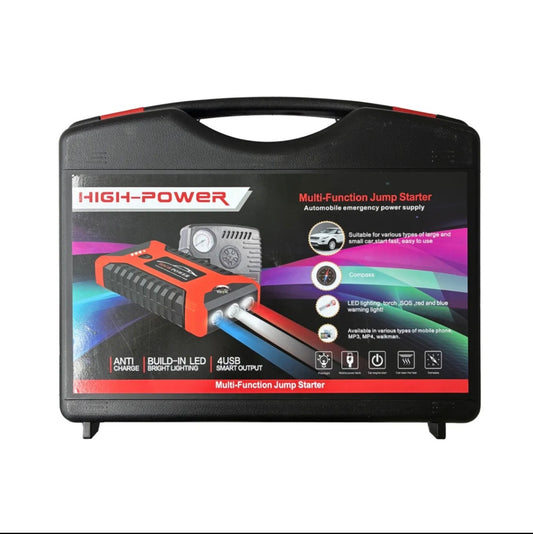 High Power Multi Function Car
Jump Starter with Air Compressor
