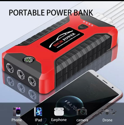High-Power Multi-Function Portable Car Jump Starter