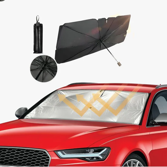 Green lion Car Windshield Umbrella, Car Window Sunshade Protector