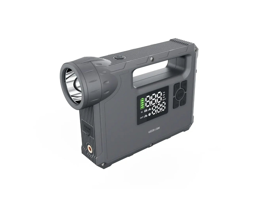 Green Lion Jx-84 12v Jump Starter
- 4l Gasoline, 3l Diesel Engines,
16000mah - Grey