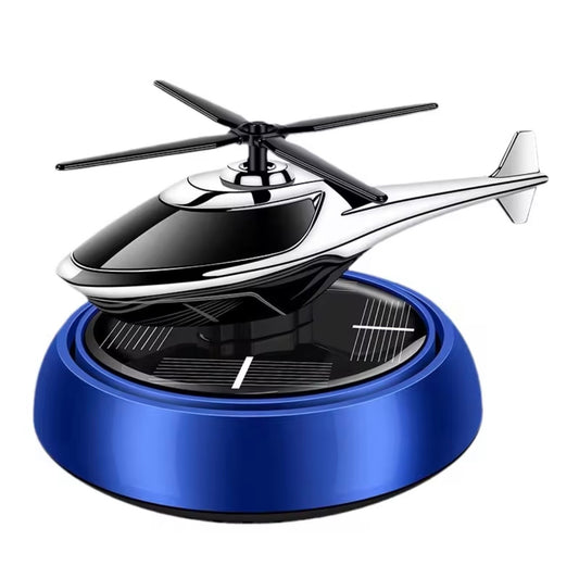Solar Powered Helicopter Car Air Freshener