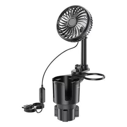Cup Holder Air Cooler Fan 2 in 1 Car Cup Holder
Multifunctional Adjustable Fan