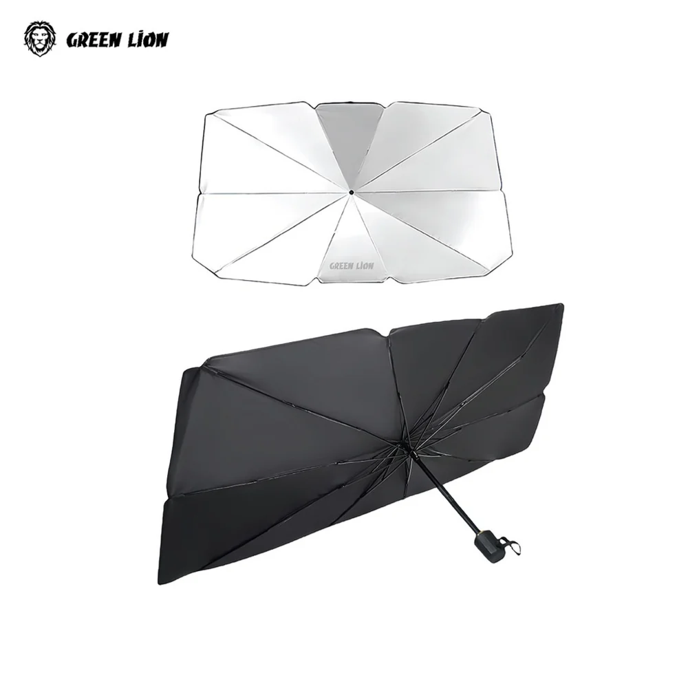Green lion Car Windshield Umbrella, Car Window Sunshade Protector