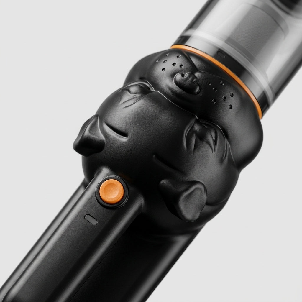 Handheld Cordless Vacuum — Bulldog Design Detail | Generated by Modelize